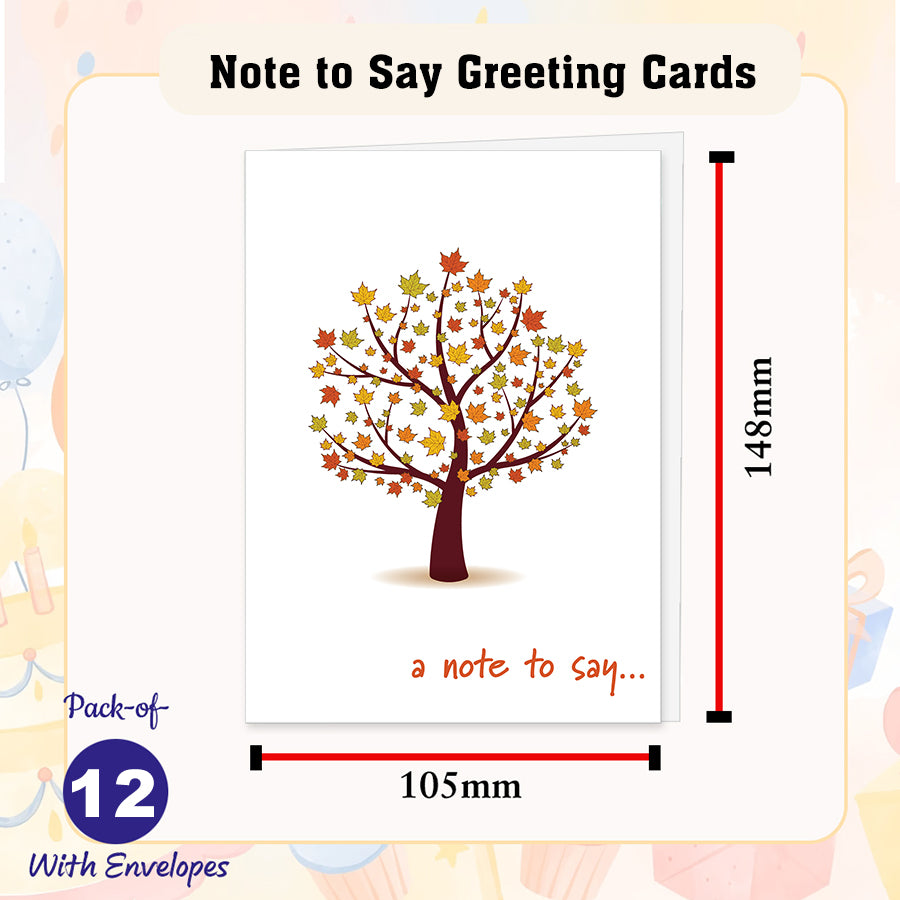 A Note to Say Tree Greeting Card