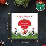 Football Xmas Cards for Kids