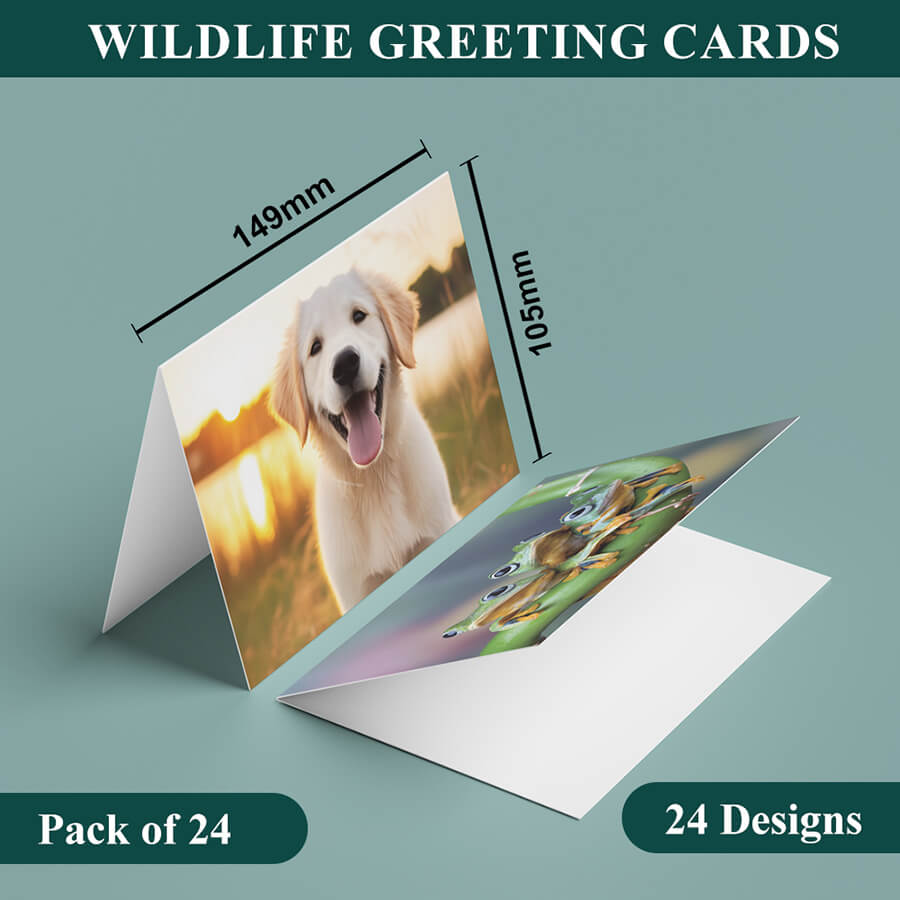 Eco-Friendly British Wildlife Greeting Cards