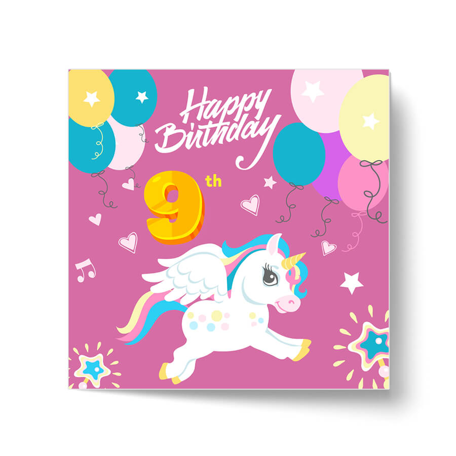 Magical Milestones: Unicorn Age-Wise Birthday Cards (Ages 1-15)