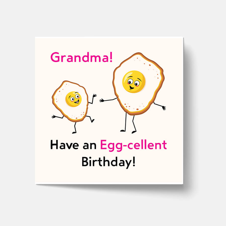 An Egg-Cellent Day for Celebrations Greeting Card