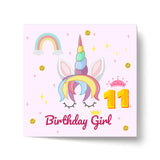 Magical Milestones: Unicorn Age-Wise Birthday Cards (Ages 1-15)