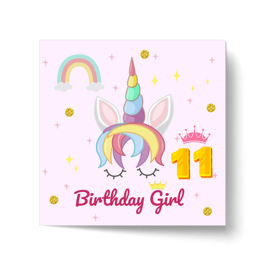 Magical Milestones: Unicorn Age-Wise Birthday Cards (Ages 1-15)