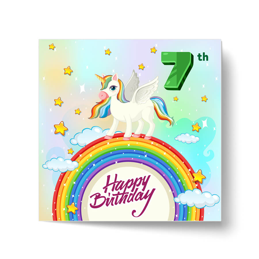 Magical Milestones: Unicorn Age-Wise Birthday Cards (Ages 1-15)