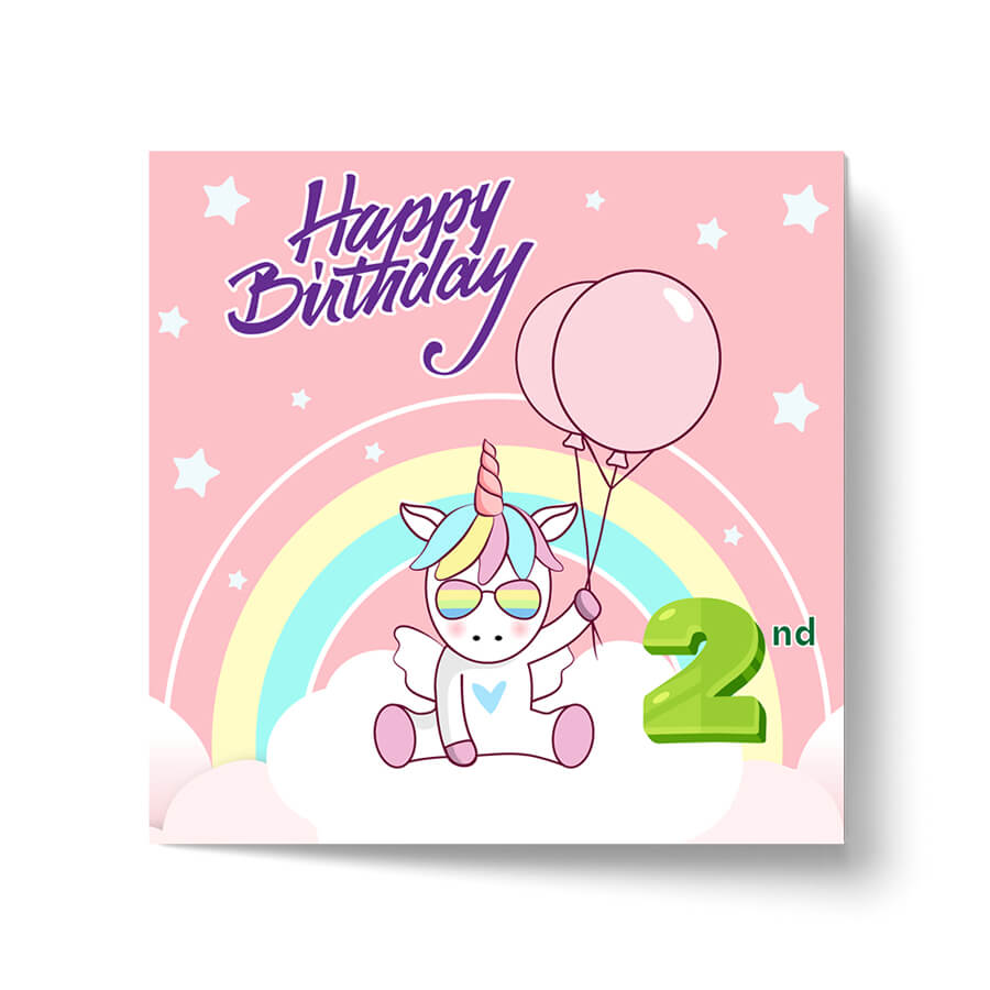 Magical Milestones: Unicorn Age-Wise Birthday Cards (Ages 1-15)
