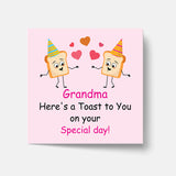Humorous Toast Greeting Cards