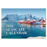 Seascape Calendar 2026 UK Wall