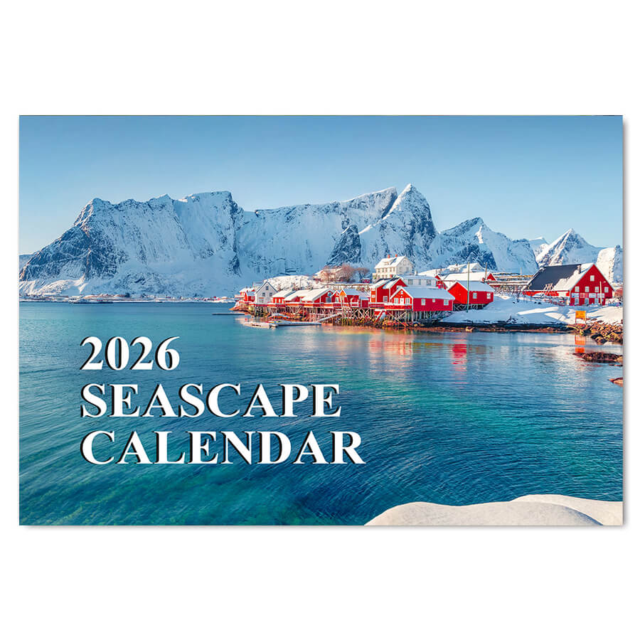Seascape Calendar 2026 UK Wall