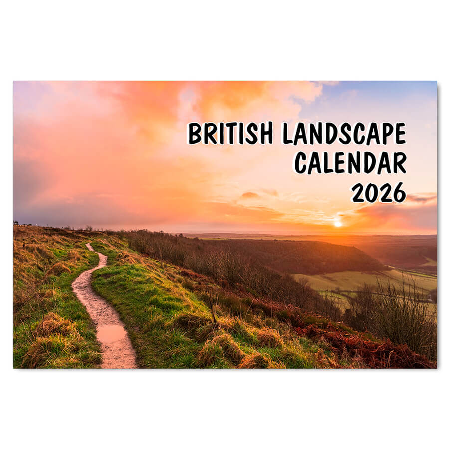 British Landscapes Calendar 2026 A3 wall planner