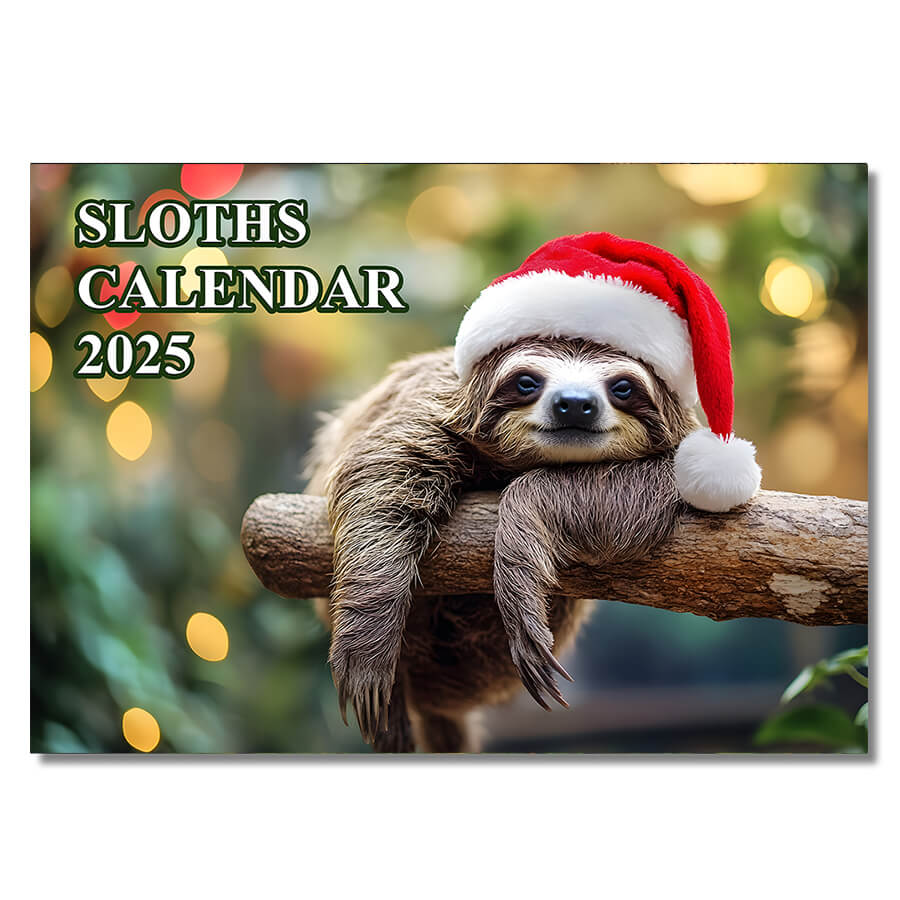 Sloth Calendar 2025 - A3