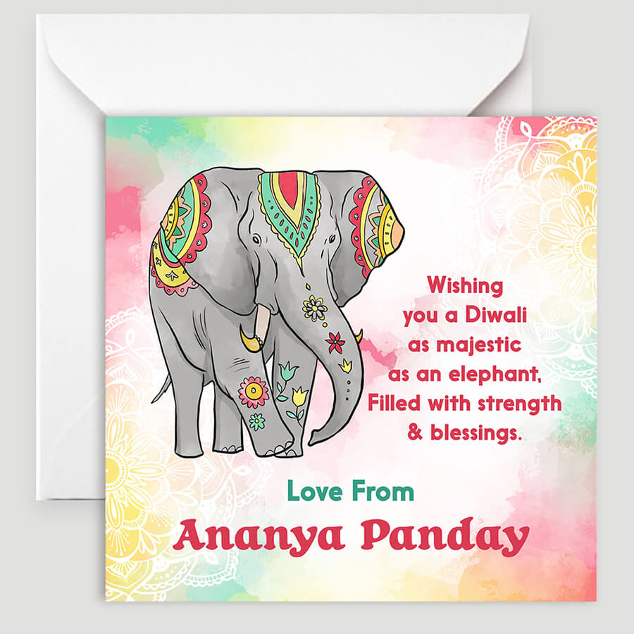 Personalised Diwali Festival of Lights Card