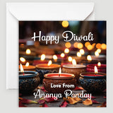 Personalised Diwali Festival of Lights Card