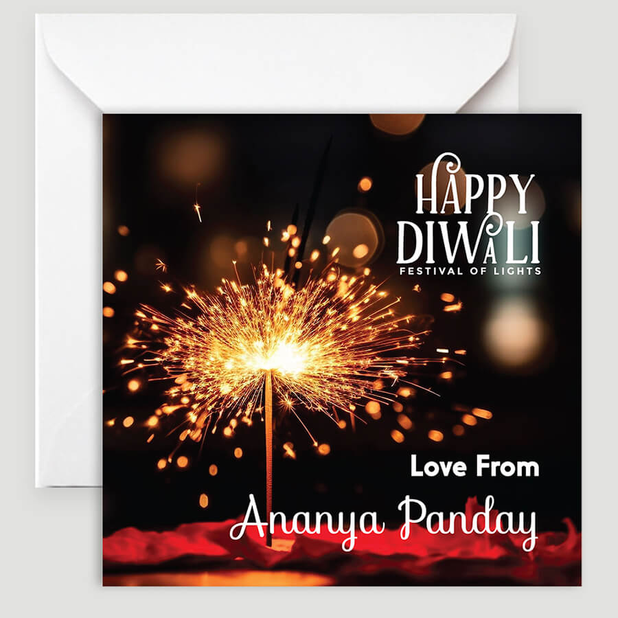 Personalised Diwali Festival of Lights Card