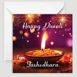 Personalised Diwali Festival of Lights Card