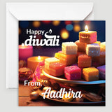Personalised Diwali Festival of Lights Card