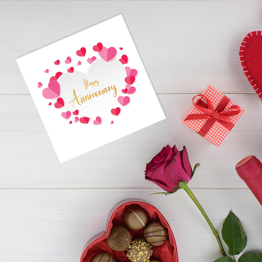 Wedding anniversary card for husband