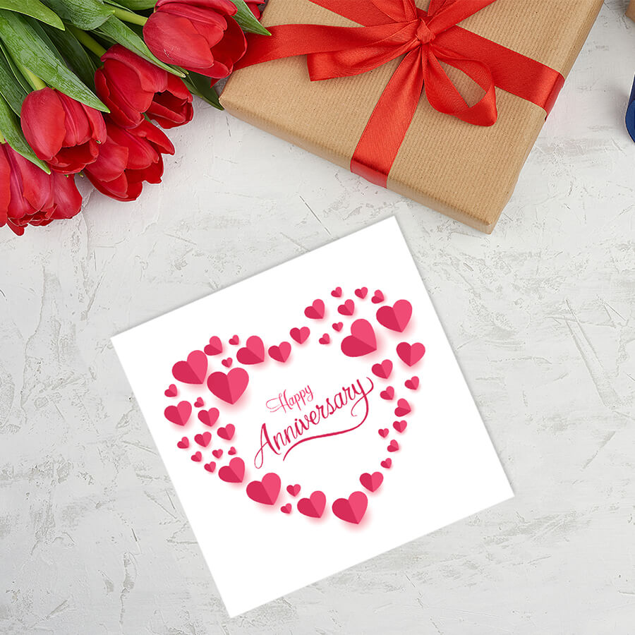 Anniversary card gifts