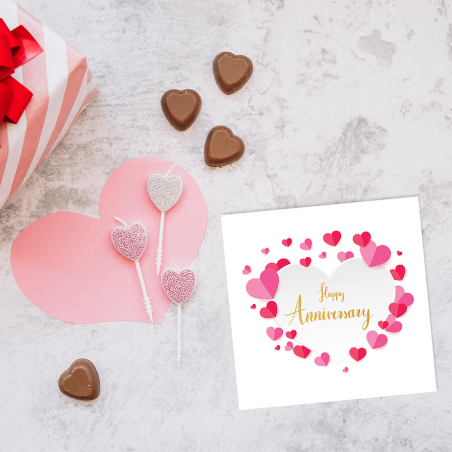 Anniversary card gifts