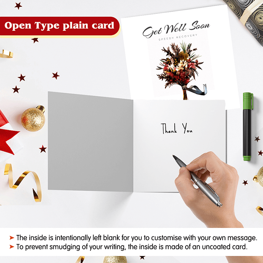 Get Well Soon Bouquet Greeting Card