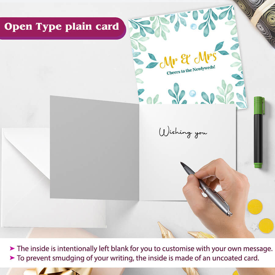 wedding cards for mrs and mrs