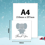 Heartfelt Animal Thank You Greeting Card