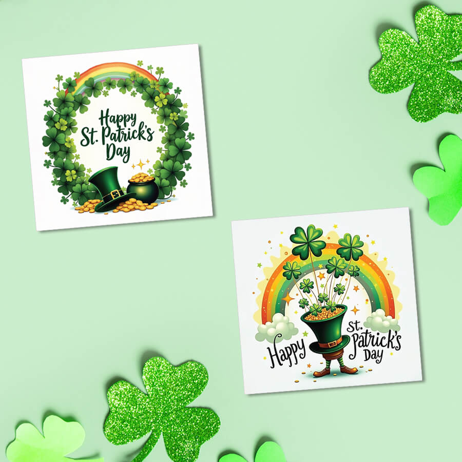 Easy to write St Patrick’s Day cards