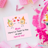 Humorous Toast Greeting Cards