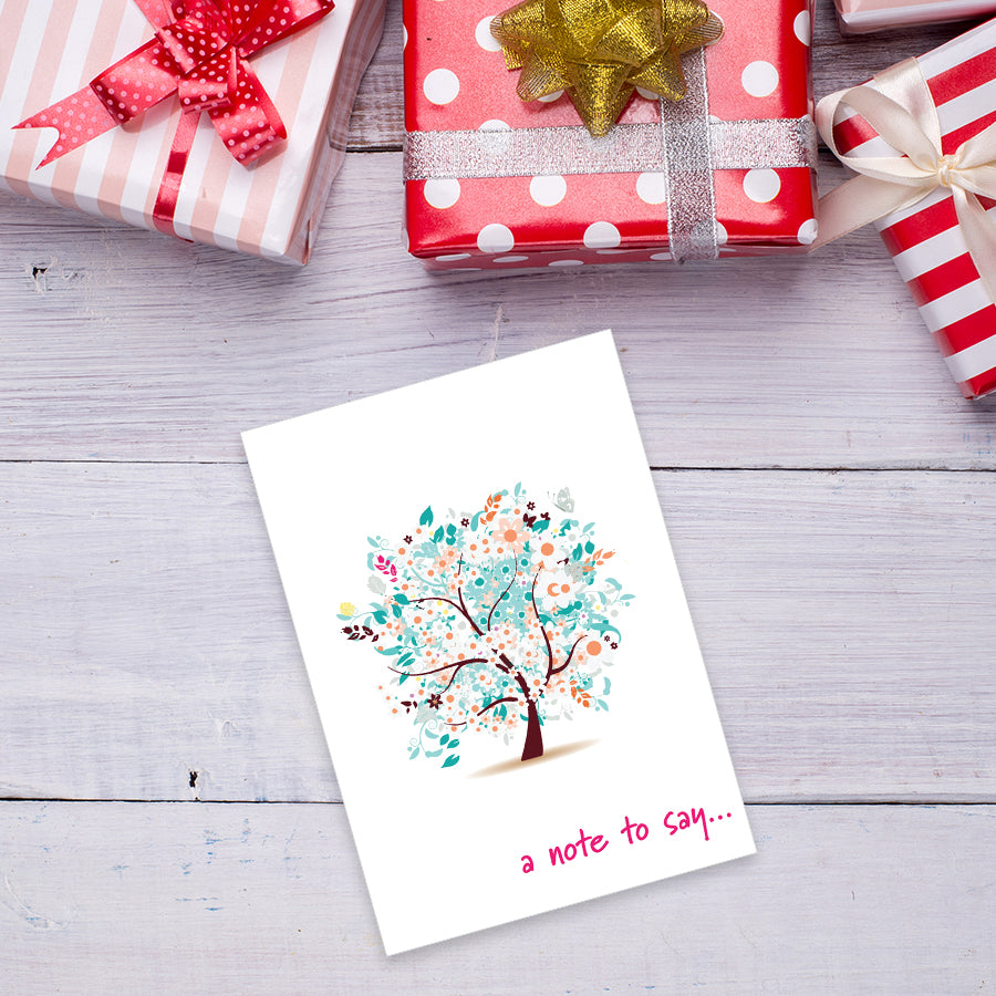 A Note to Say Tree Greeting Card
