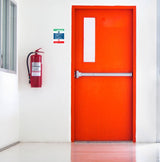 Fire Action Sign Sticker