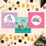 Cute And Colorful Kids Birthday Cards