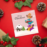 Owl and snowman Christmas cards