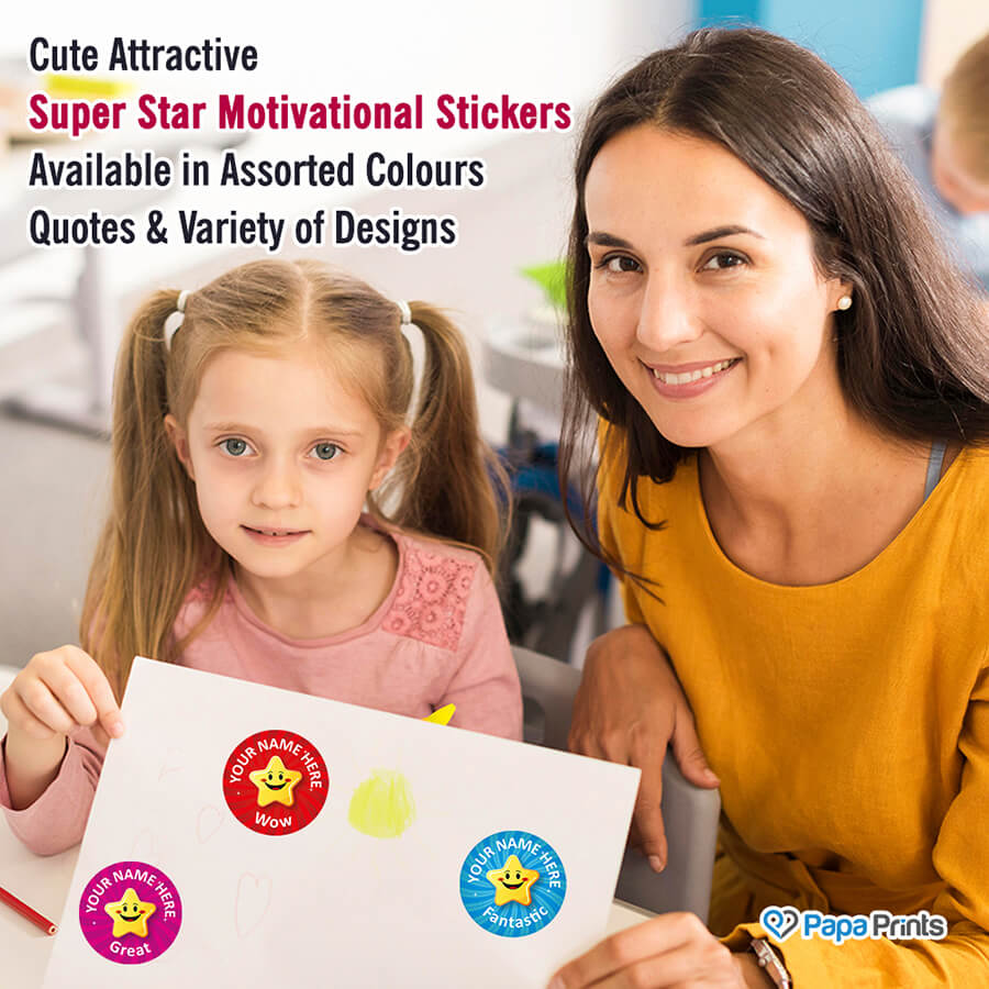 Personalized Star Reward Stickers