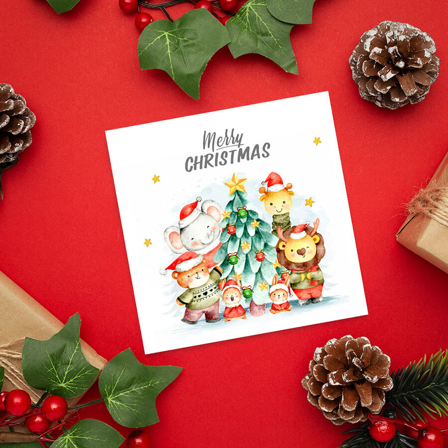 packs of Christmas card