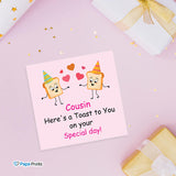 Humorous Toast Greeting Cards