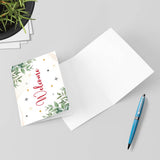 Elegant Welcome Card Packs of 12 & 24 With Matching Envelopes