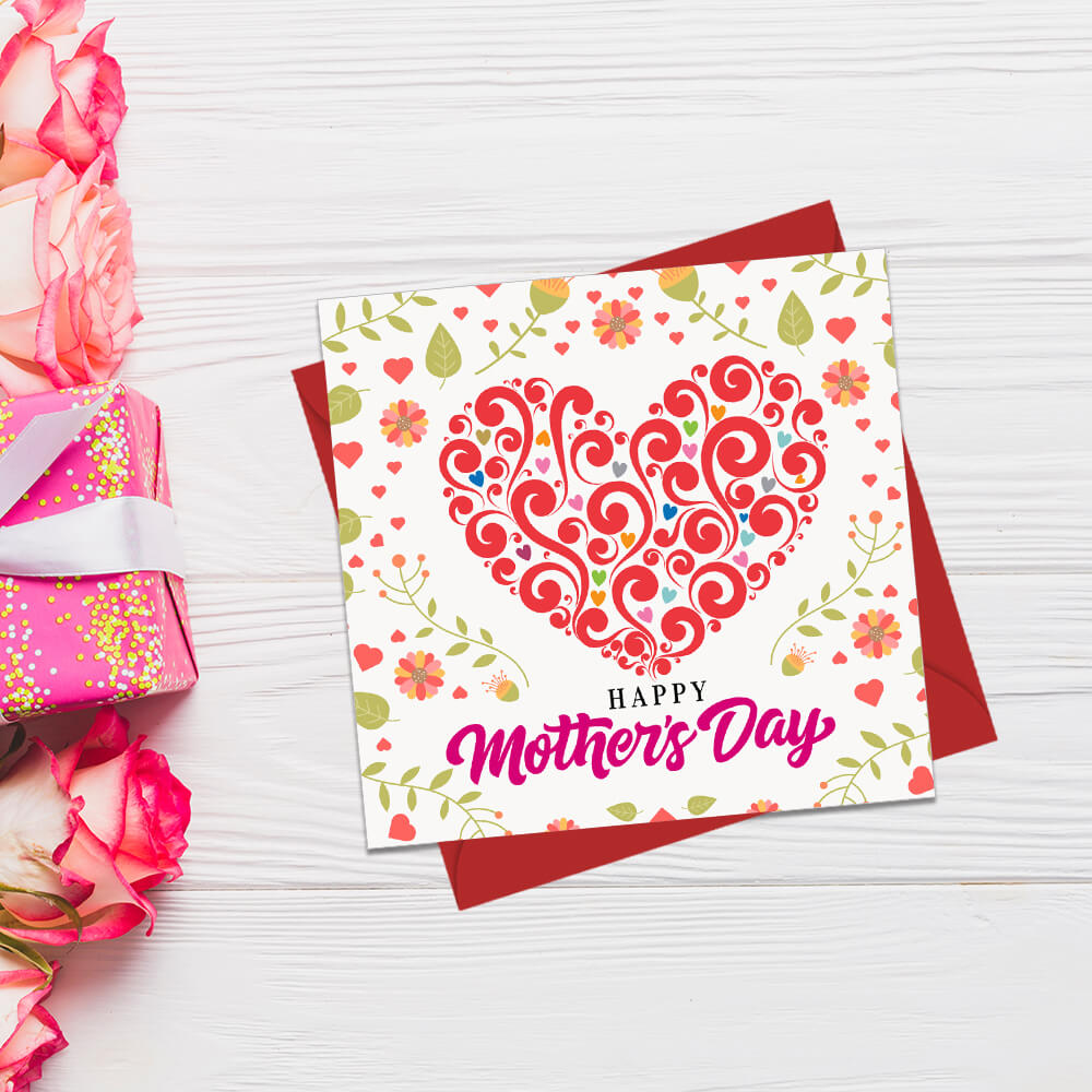 Mother's Day Blooms Greeting Card