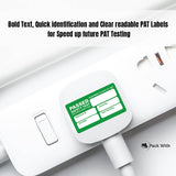 Pat Test Labels