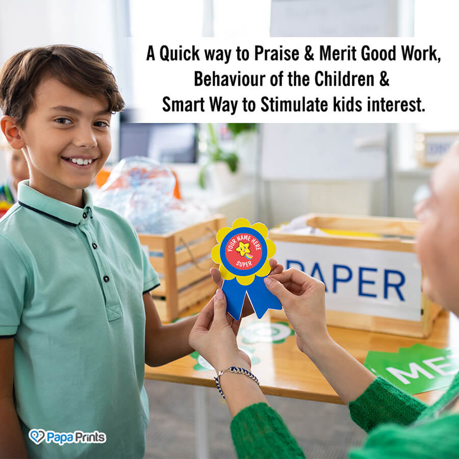 Personalized Star Reward stickers for children