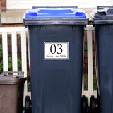 Personalized Wheelie Bin Stickers