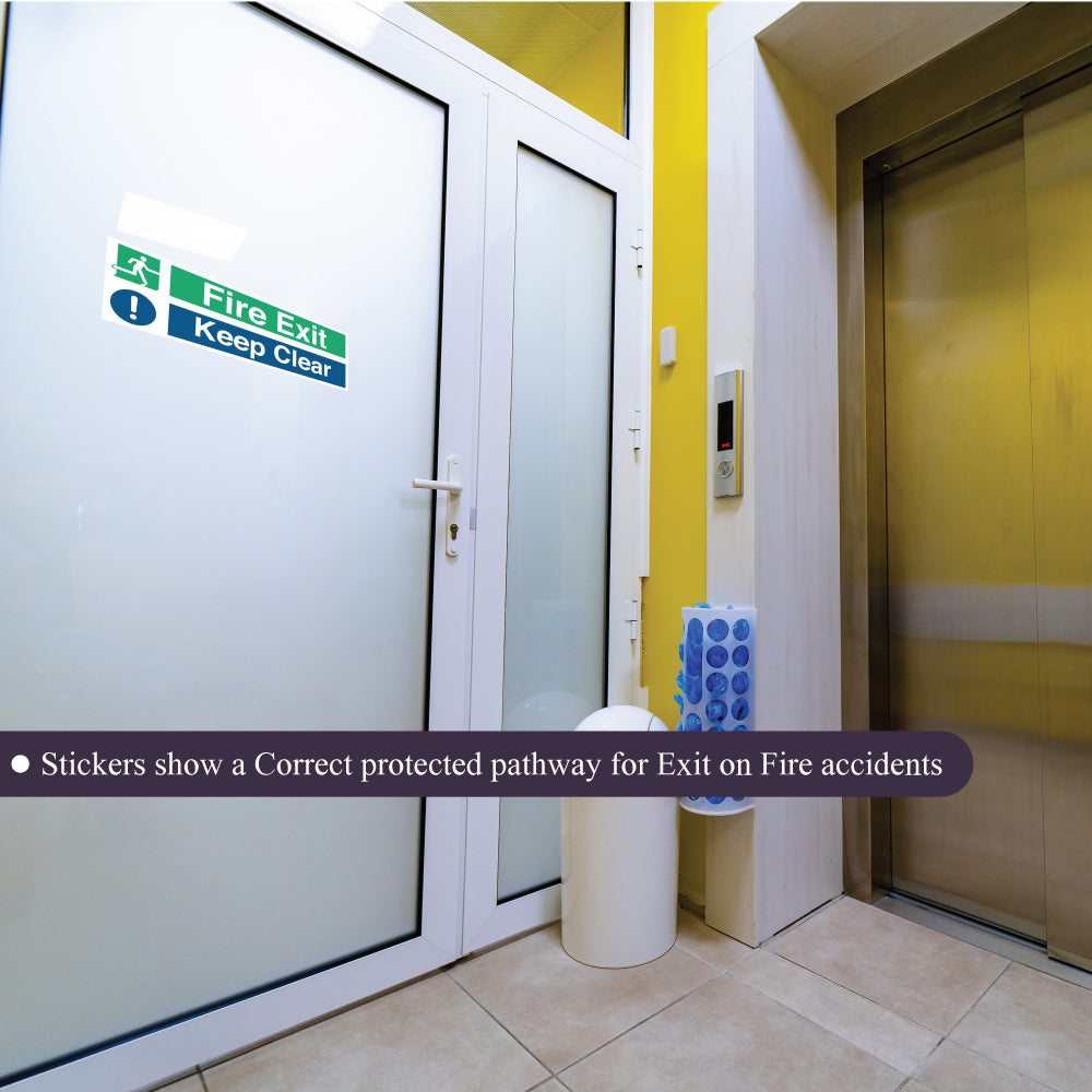 fire exit keep clear