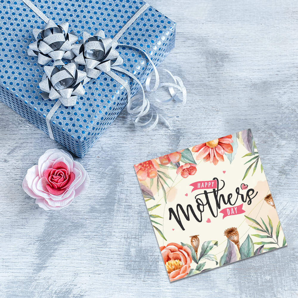 Charming Floral Happy Mother's Greeting Card