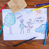 Versatile white blank cards for personal and professional use