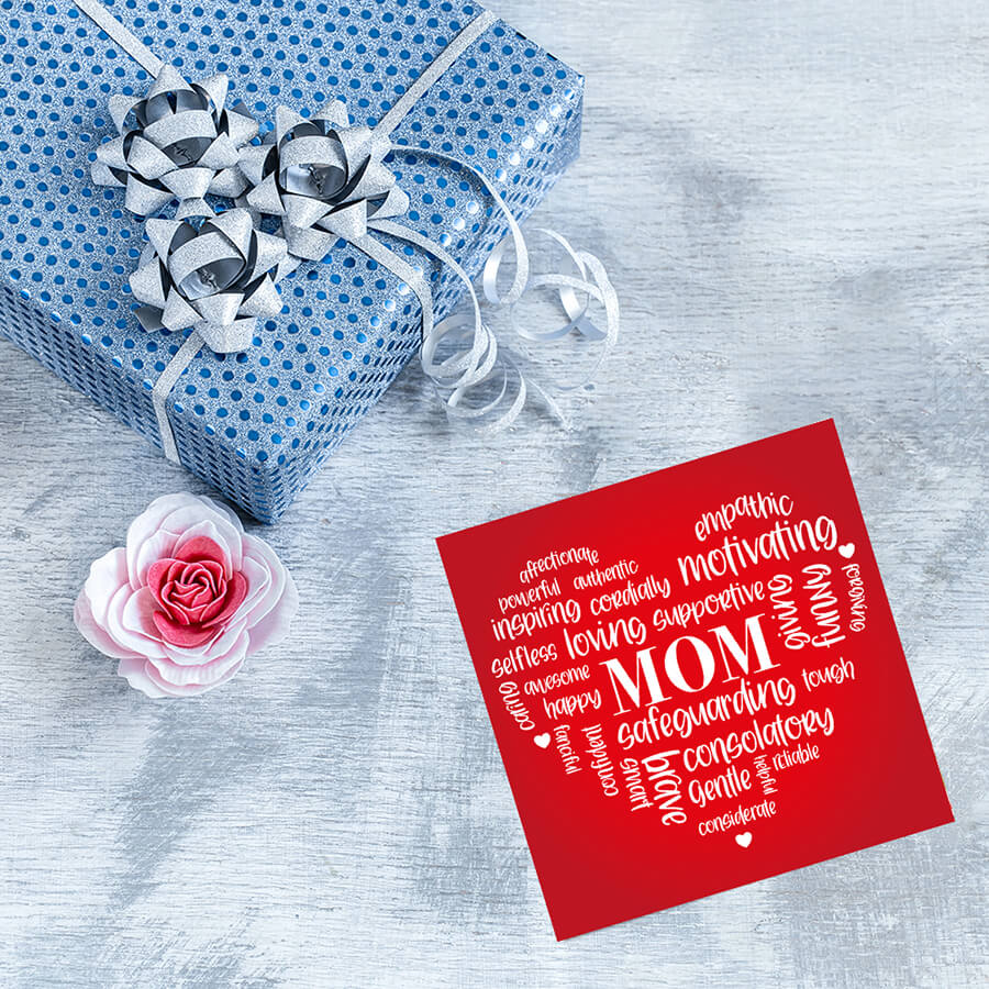 1 Mother’s Day card with a matching envelope.