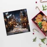 Snow-themed festive cards