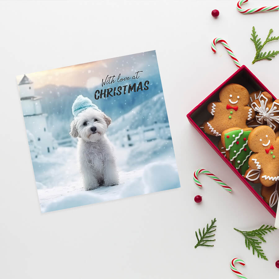 Dog Christmas cards multipack for sending holiday cheers