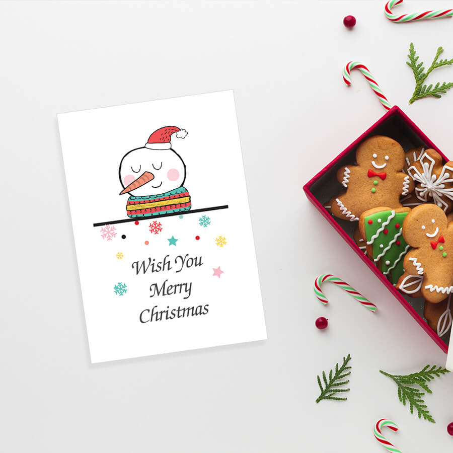 Festive animal greeting cards