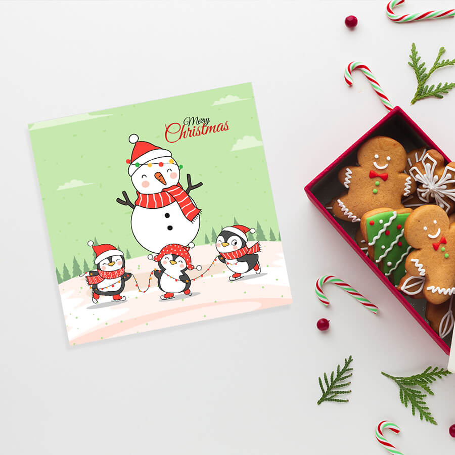 Minimalist Holiday Greeting Card