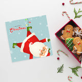 Christmas Cards - Pack Of 30 - Fun Santa