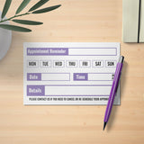 Stay On Track with Our Custom Appointment Reminder Cards