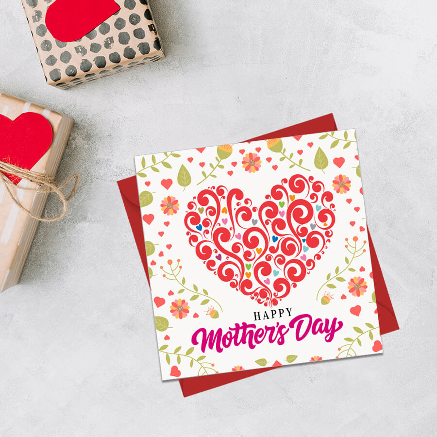 Mother's Day Blooms Greeting Card